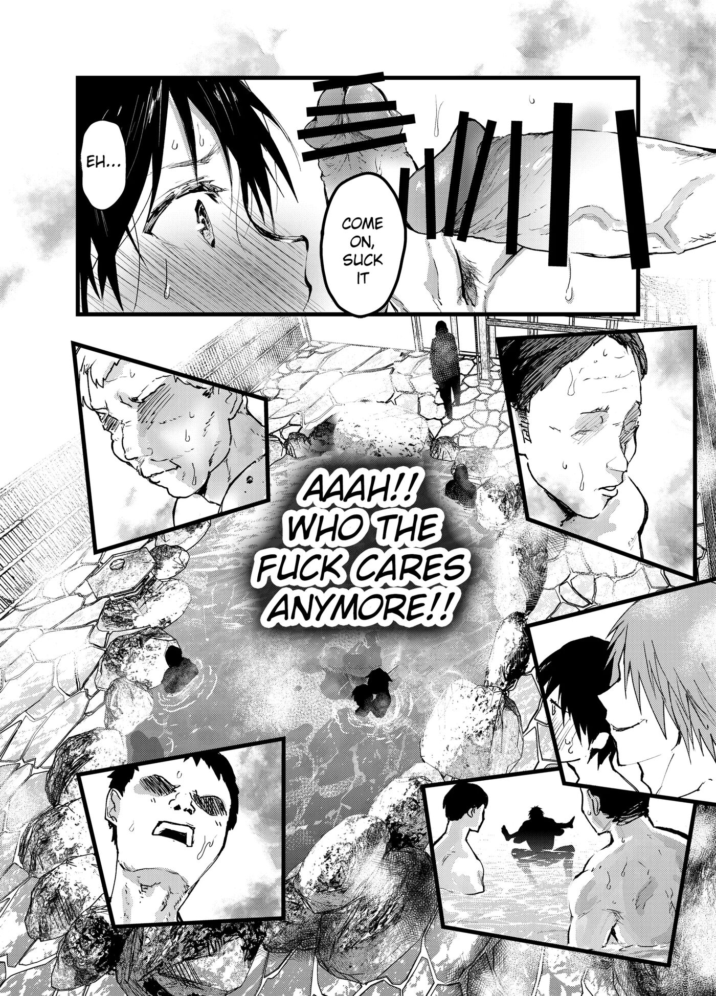 Mesu Ochi Onsen Gasshuku! Dosukebe Inran Renzoku Zecchou! [yaoi] Chapter 1000 Page 46